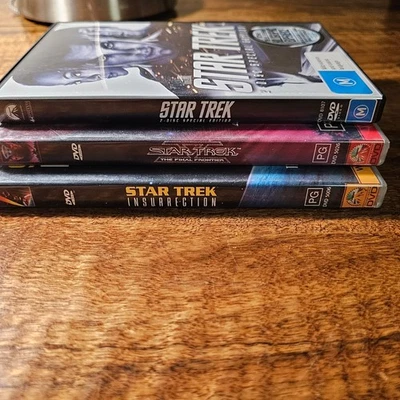 Películas de Star Trek x3 DVD Insurrección La Frontera Final Región 4 Foto 1 de 4