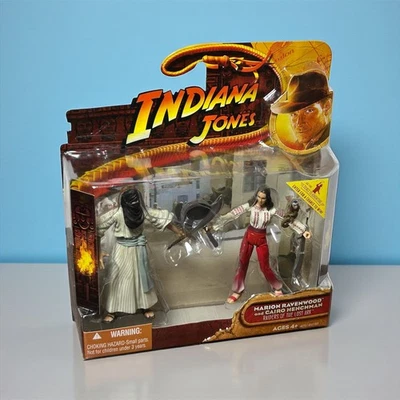 Figura Indiana Jones Raiders Of The Lost Ark Marion Ravenwood & Cairo Henchman Foto 1 de 4