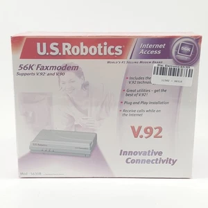 US Robotics 56K Faxmodem Vintage Computing Internet Access Modem New Sealed - Picture 1 of 6