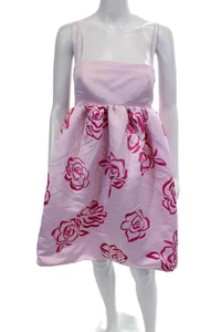 Maeve Anthropologie Damen Babydoll Minikleid mit Blumenmuster Rosa Größe S - Bild 1 von 7