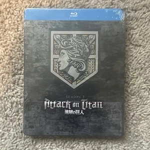 Attack on Titan: Season 2 Two Steelbook (Blu-ray) Anime . Brand New Sealed - Picture 1 of 2