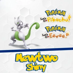 Pokémon Let's Go Pikachu & Eevee - Shiny Mewtwo 6IV/Max/AV - FAST DELIVERY - Picture 1 of 4