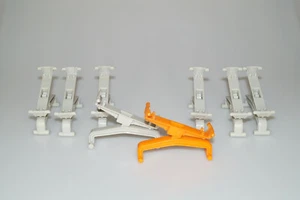 8 Pcs TOMY Aurora AFX +Most Racing Slot Car Track SHORT TRESTLE Bridge SUPPORT - Picture 1 of 2