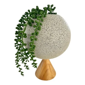 Klein Reid Pottery Vase Round Bulb Natural 10” MCM Modernist KleinReed - Picture 1 of 18