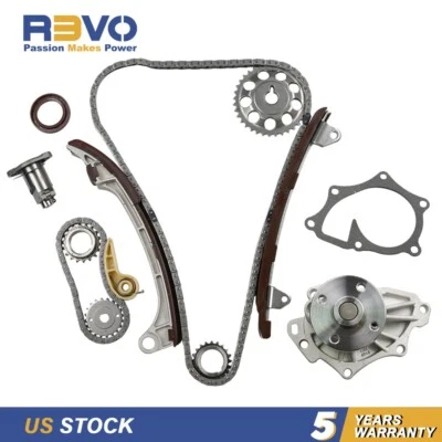 Timing Chain Kit & Water Pump for 2002-2012 Toyota Camry RAV4 Solara Matrix 2.4L - Image 1 of 4