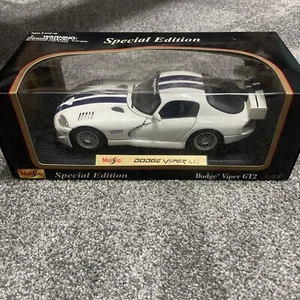 Dodge Viper GT2 - weiß - Maßstab 1:18 Maisto Special Edition EUC OVP - Bild 1 von 6