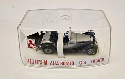 POLITOYS M532 ALFA ROMEO GS ZAGATO - 1/43 -  SILVER RARE COLOUR - Immagine 1 di 4