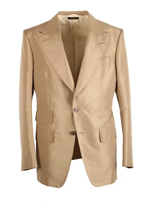 Abrigo Deportivo TOM FORD Atticus Beige Talla 48 IT / 38R EE. UU. Nuevo Con Etiquetas Foto 1 de 4