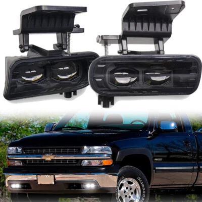Accesorios faros antiniebla LED para Chevrolet Silverado 2500 HD 2001-2002, 1500 HD, 3500 Foto 1 de 4
