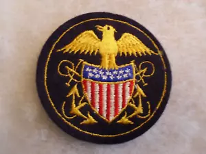 WWII EX MARINA EMB ON FELTRO PATCH UN PO' PIU' DIFFICILE DA TROVARE ORIGINALE - Foto 1 di 2