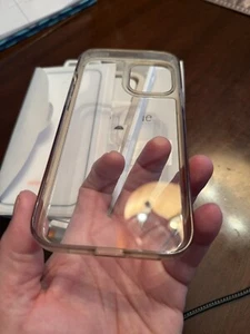 spigen liquid crystal soft case compatible with iphone 12pro max crystal clear - Picture 1 of 3