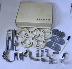 Aguja de caña inclinada Singer vintage accesorios para máquina de coser pies leva ojal - Imagen 1 de 12