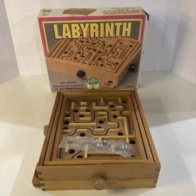 Vintage Labyrinth Wood Game Cardinal NO. 189 Precision Control With Box - Image 1 of 4