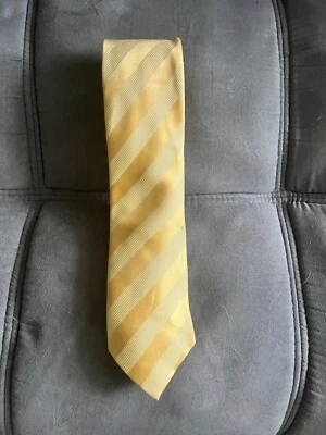 Corbata para hombre Donald J Trump a rayas amarillas colección exclusiva Foto 1 de 3