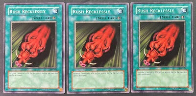 YUGIOH 3x Rush Recklessly - TP4-010 - Common - Unlimited - MP Tournament Pack 4 - Image 1 of 2