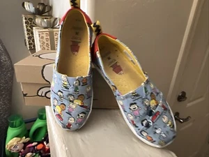 Toms Peanuts Dance Party Shoes For Girls Size 1.5 - Picture 1 of 5