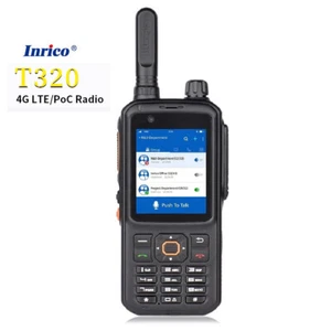 Radio Poc Push-to-Talk Inrico T320 4G LTE radio bidireccional para negocios y exteriores - Imagen 1 de 12