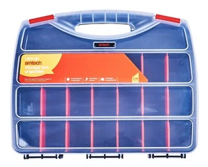 New 380Mm Plastic Storage Box Case Organiser Assorted Compartments Screw Bits - Picture 1 of 2