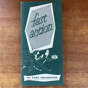 1954 Fast Action For Home Emergencies Sandia Corp Booklet - Picture 1 of 4