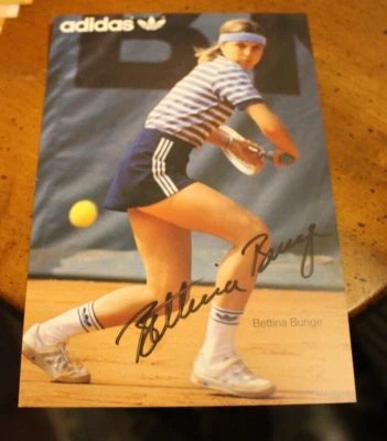 Bettina Bunge AUTOGRAPH ~ 4x6 Photograph Card ~ Adidas - Image 1 of 2