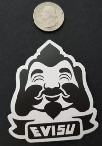 Evisu Sticker *** Ebisu Logo Sticker *** Clothing Brand Sticker - Picture 1 of 1