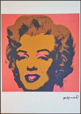 ANDY WARHOL * Marilyn Monroe * 50 x 35 cm * signed lithograph * limited # 59/125 - Bild 1 von 4