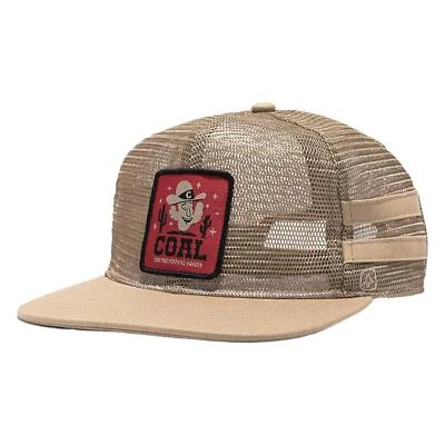 Coal The Ripley Khaki Patch All Mesh Snapback Trucker Hat Cap — 第 1/2 张图片