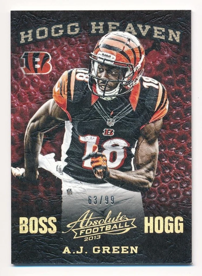2013 Absolute Hogg Heaven A.J. GREEN Boss Hogg /99 *Bengals* - Image 1 of 2