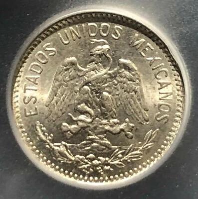 México 1911 5 centavos ICG AU 58 fecha estrecha KM# 421 * Foto 1 de 4