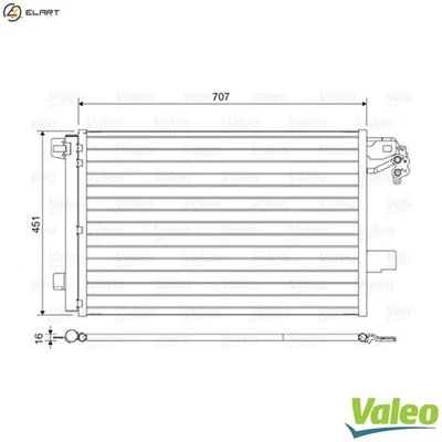 CONDENSER AIR CONDITIONING 814461 FOR VW CARAVELLE/TRANSPORTER/Bus/KOMBI/Mk 2.0L - Image 1 of 4