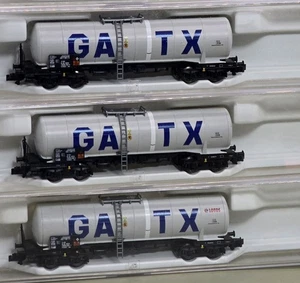 Spur N FLEISCHMANN 825813 Set 3 Kesselwagen GATX Epoche VI OVP - Bild 1 von 14