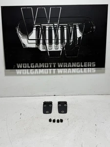 97-06 Jeep TJ Wrangler Black PX8 Hood Hinges OEM QH 3LL - Picture 1 of 5