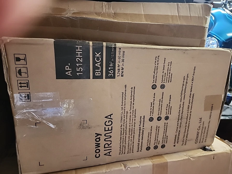 Purificador de aire Coway Airmega AP-1512HH Mighty con verdadero HEPA y modo ecológico - negro Foto 1 de 1