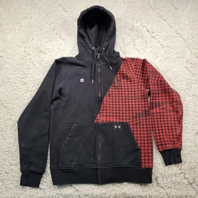 Burton Snowboards Mens Fleece Hoodie Sweatshirt The White Collection Size Small - Image 1 of 4