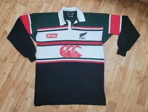 New Zealand All Blacks 95-96 Canterbury Training Rugby Jersey Shirt Size M - Picture 1 of 9