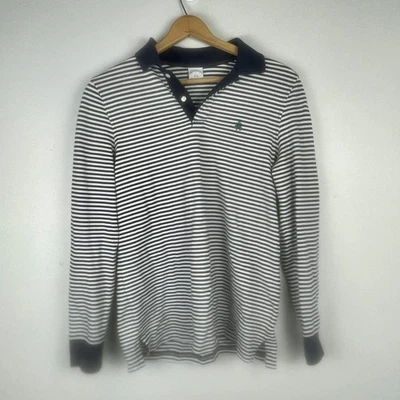 Brooks Brothers Polo 衫橄榄球小号条纹性能修身学院风 — 第 1/4 张图片