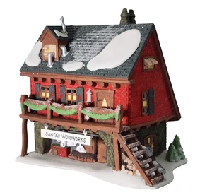 Dept 56 North Pole Series Santa’s Woodworks #5628-6 with Box NIB - Picture 1 of 5