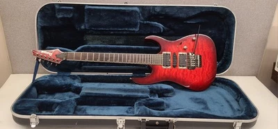 Guitarra Eléctrica Ibanez RG370QMSP Serie RG Configuración Lista para Tocar Foto 1 de 4