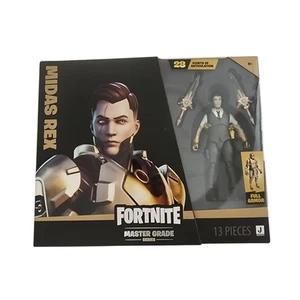 Figura de acción Fortnite Master Grade Series Midas Rex nueva caja abierta - Imagen 1 de 5