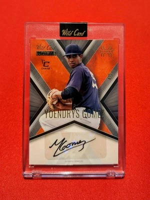🔥Yoendrys Gomez Auto 4/5 -2024 Wild Card Matte X-plode Chase - Image 1 of 2
