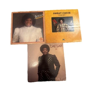 Shirley Caesar 3 LPs Go At Her Best Jesus I Love Calling Your Name - Imagen 1 de 16