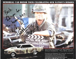 Kevyn Major Howard Full Metal Jacket Original 8 X 10 Autographed Photo Inscribed - Picture 1 of 8