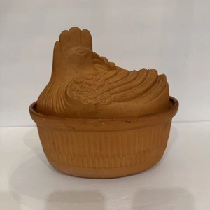 Terracotta Clay Chicken Dutch Oven Roaster 10” X 11” - Picture 1 of 5