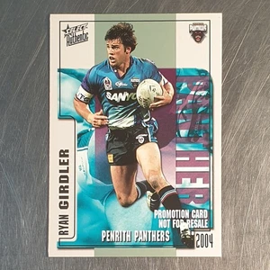 2004 NRL Select Authentic Ryan Girdler Promotional Card #104 Penrith Panthers - Picture 1 of 2