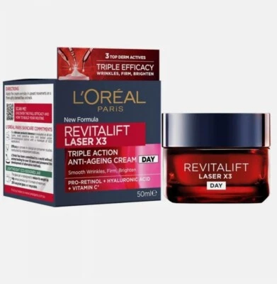 L'oreal Paris Revitalift Laser x3 day cream 50ml-1,7fl.oz - Image 1 of 2