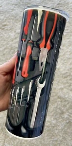 TOOLS TOOLBOX MECHANIC HANDYMAN 20 OZ STAINLESS STEEL TUMBLER CUP + LID & STRAW - Picture 1 of 5