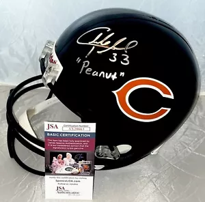 Charles Tillman signierter Chicago Bears Full Size Helm mit Erdnuss-Inschrift JSA - Bild 1 von 2