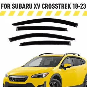 Rain Guards Vent Visors Shade for 2018-2023 Subaru XV Crosstrek - Picture 1 of 9