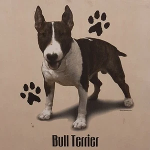 BULL TERRIER DOG BREEDS PROFILE DESIGNS SHIRT (FRONT PRINT ONLY)  - Picture 1 of 3