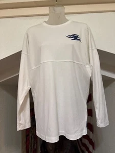 Disney Cruise Line Spirit Jersey Men XS White Polyester Long Sleeve 21" - Picture 1 of 4
